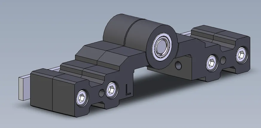 Folding  joint Left black