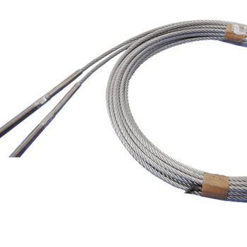Zestaw lin nośnych Nassau 5mm, L=14300mm, posiada zaciśnięty koniec ze sta