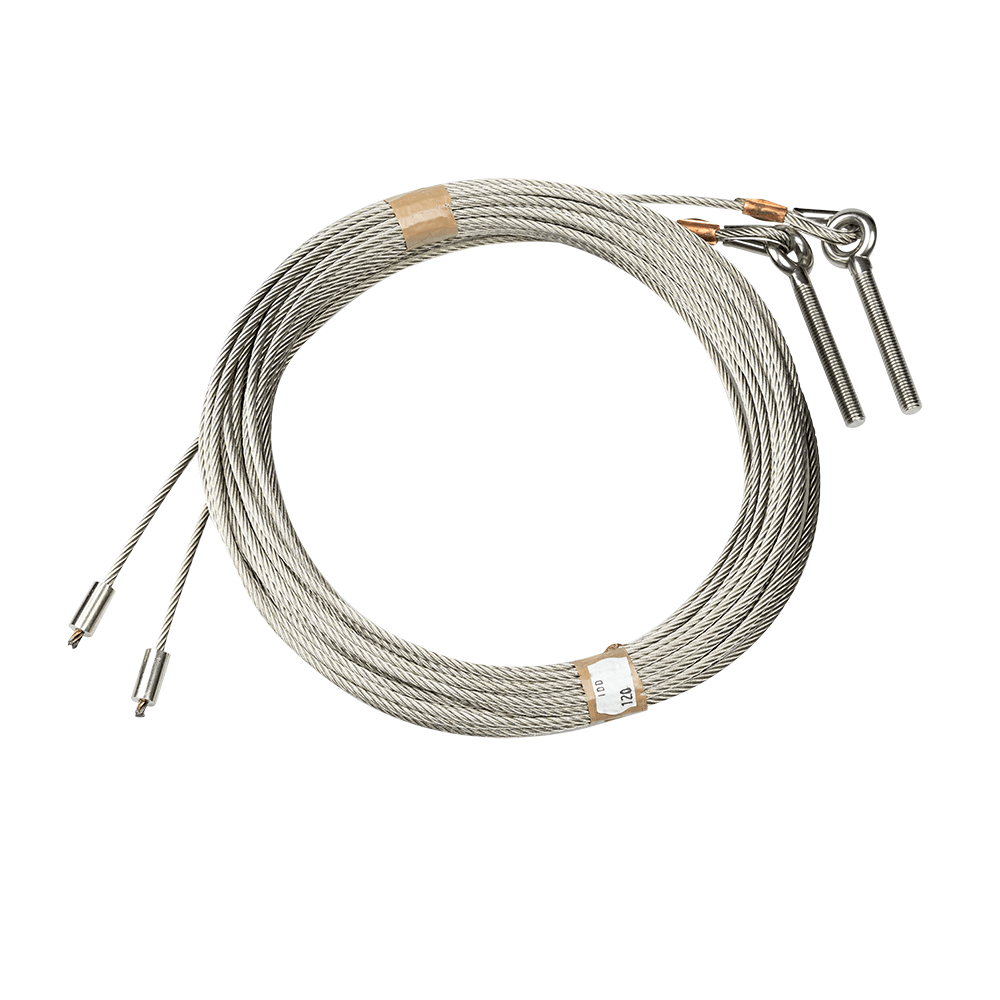 Lina nośna ze stali nierdzewnej, 4mm, 1000mm