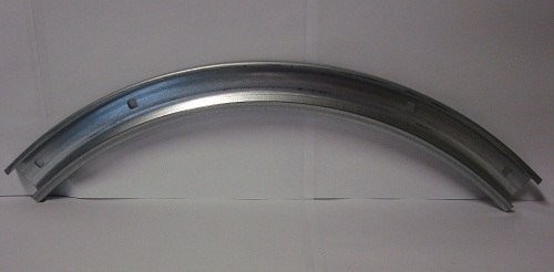 [109006007] Hörmann curved rail, 2 inch