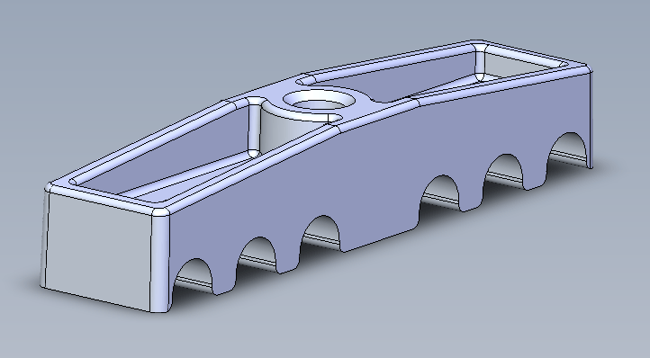 Belt clamping bracket.