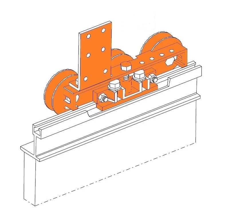 [802000075] Trolley unit for GTV-GTE-BLITZ