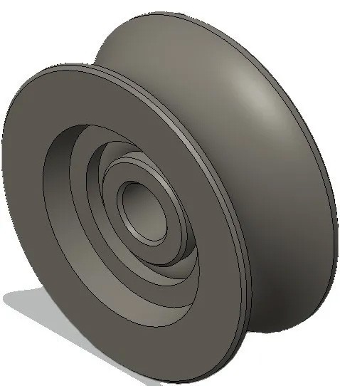 Wheels of trolley for REX, REX-S, CIVIK