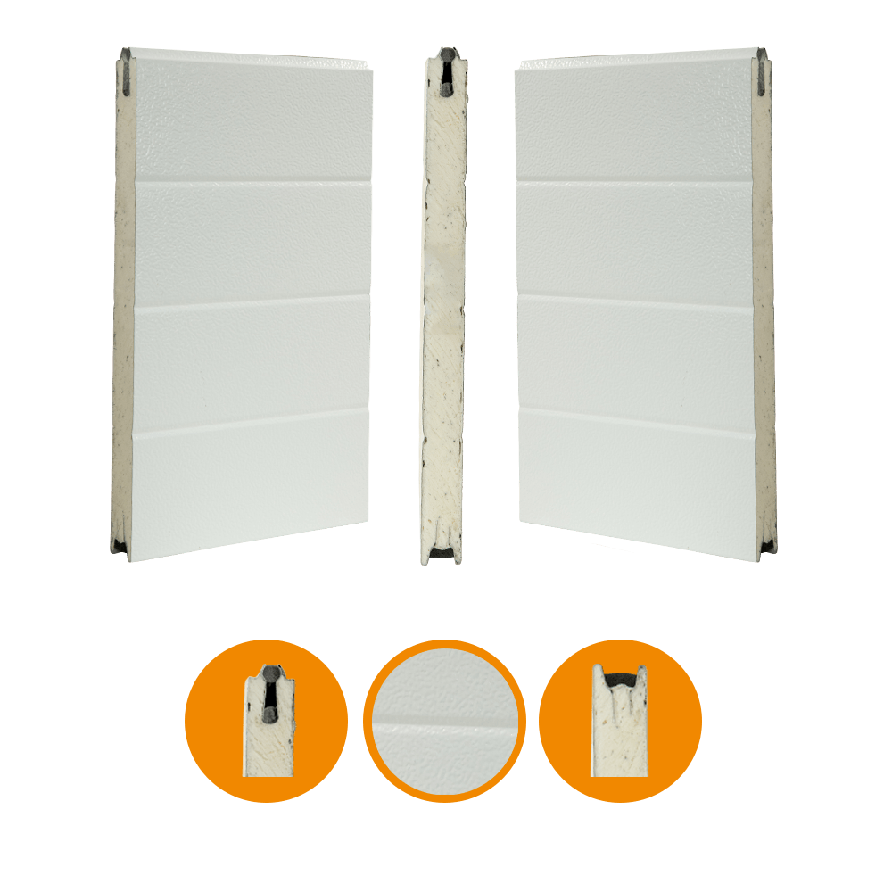 [102001046-a] Panel drzwiowy Alsta T7, stal, 40x488mm (Całość, Standardowy, Standardowy)