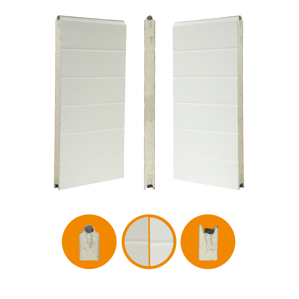 Panel bramowy 40x610mm, stucco/stucco