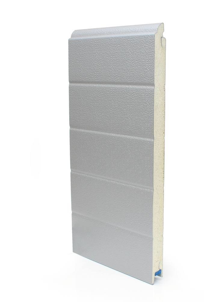 Panel bramowy ST3V 40x610mm, stucco/gładki z zamkiem bezpiecznym, RAL9006