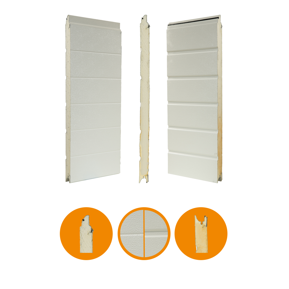 [102001014-a] Panel IDD typu HO do Hörmann SPU 30/40, 42x750mm, RAL 9002 (Całość, Standardowy, Standardowy)