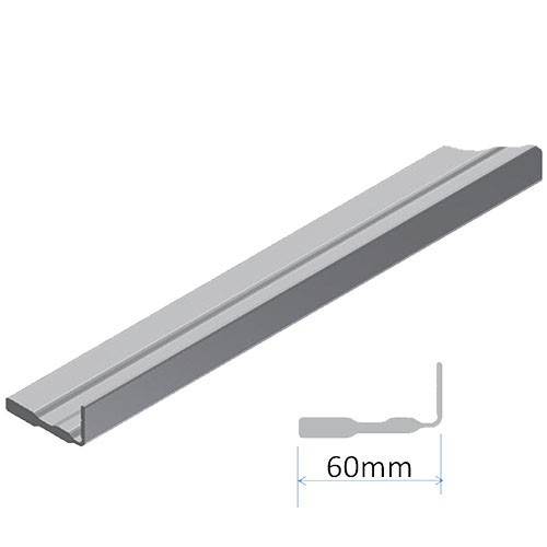 [105001011-a] Verstevigingsprofiel geschikt voor Hörmann 60mm (Het geheel)